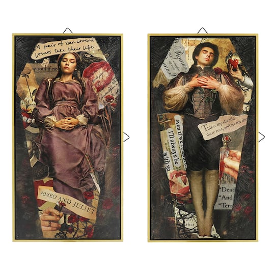 Assorted Romeo & Juliet Coffin Wall Décor, 1pc. by Ashland®